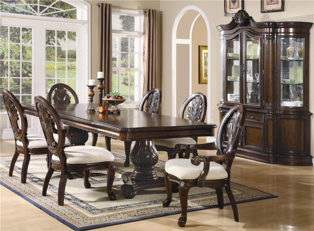 Best ideas about Formal Dining Room
. Save or Pin Tabitha Dark Cherry Finish Formal Dining Room Set Now.