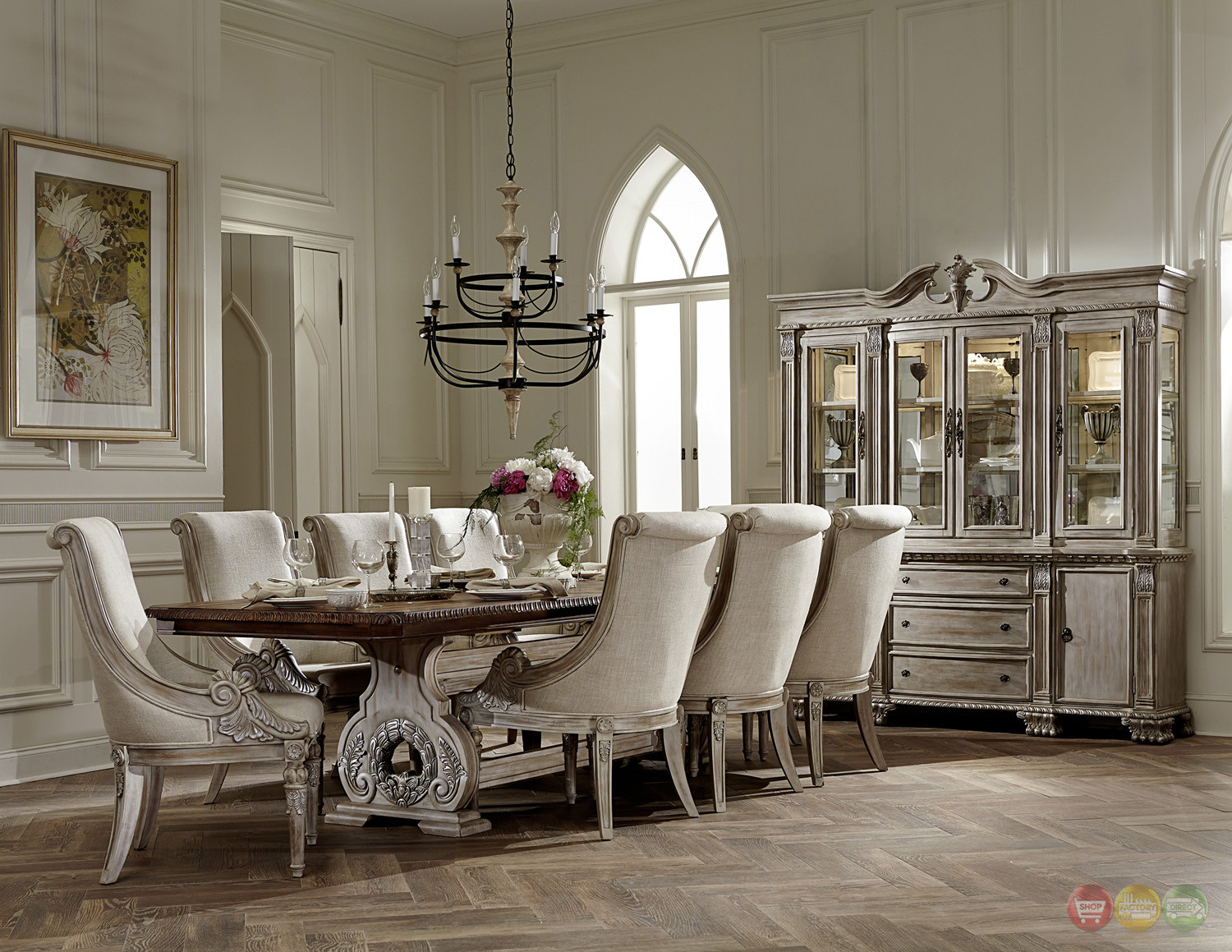 Best ideas about Formal Dining Room
. Save or Pin Orleans II White Wash Traditional 7pc Formal Dining Room Now.