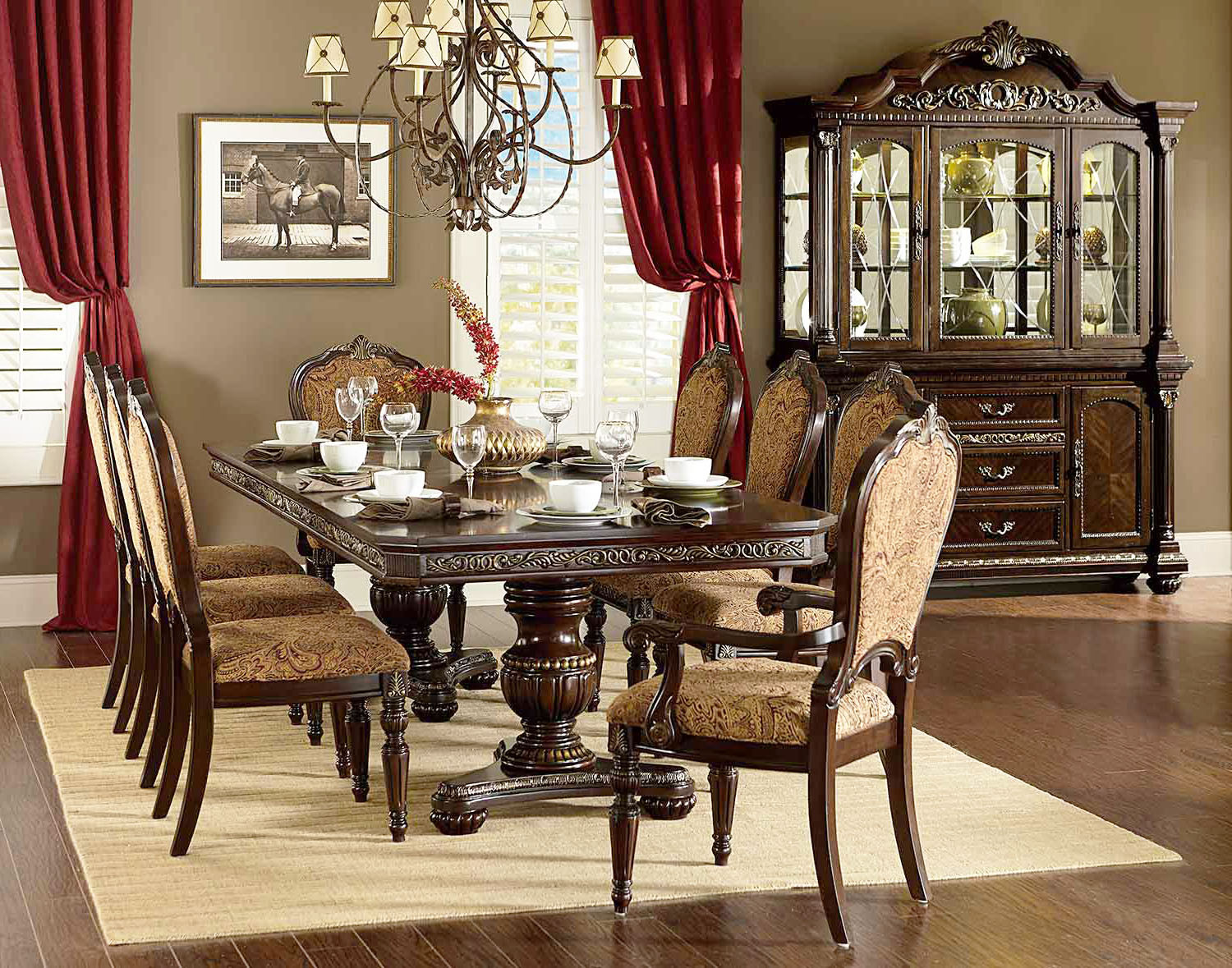 Best ideas about Formal Dining Room
. Save or Pin Cleopatra Ornate Traditional Cherry Formal Dining Room Now.