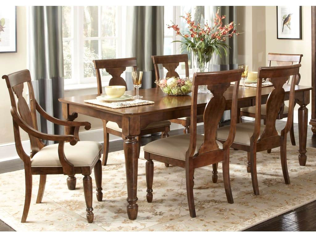 Best ideas about Formal Dining Room
. Save or Pin Rustic Cherry Rectangular Table Formal Dining Room Set Now.