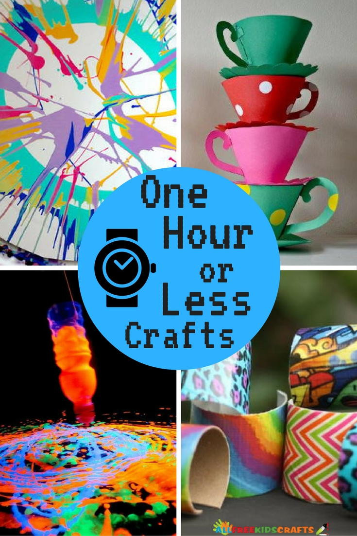 Best ideas about Free Crafts For Kids
. Save or Pin 26 Quick and Easy Crafts e Hour or Less Now.