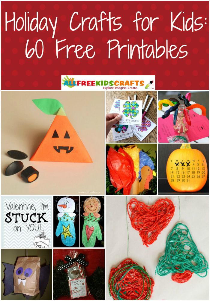 Best ideas about Free Printable Crafts For Kids
. Save or Pin Holiday Crafts for Kids 60 Free Printables Now.