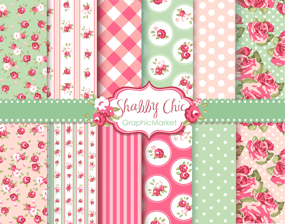Best ideas about Free Printable Shabby Chic Paper
. Save or Pin 12 Shabby Chic Rose Digital Scrapbook Paper pack for invites Now.