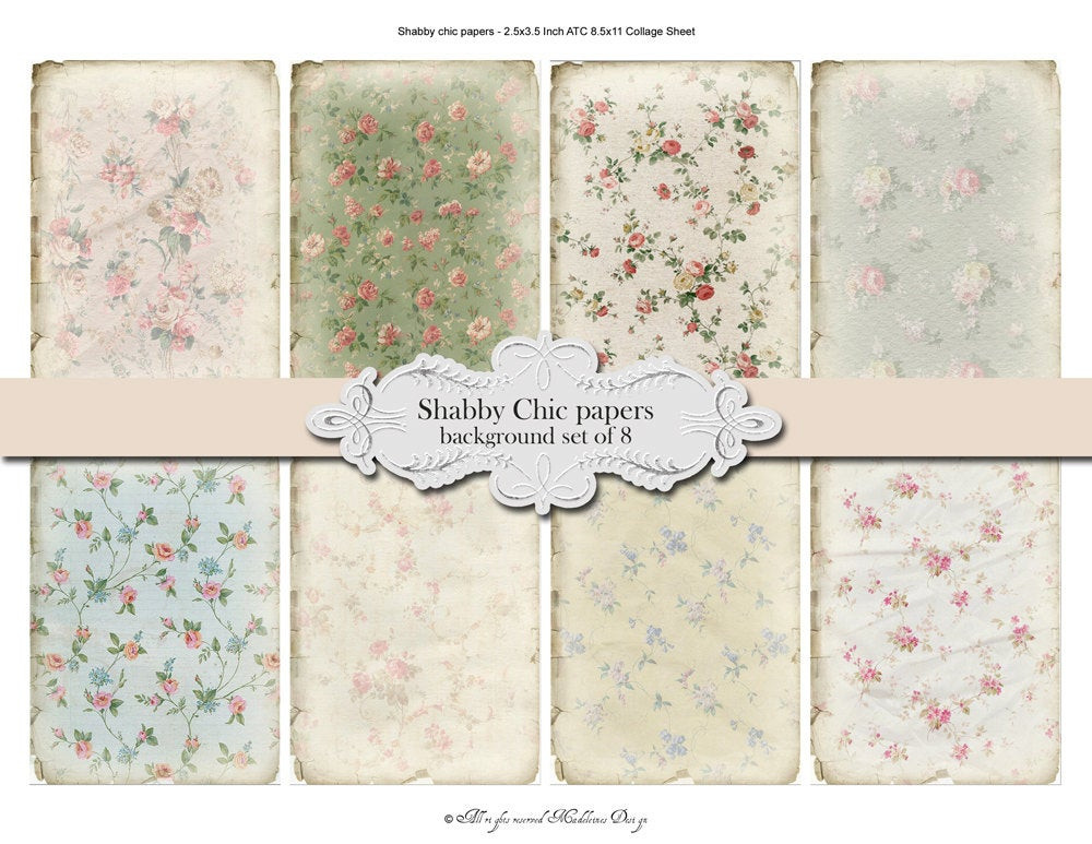 Best ideas about Free Printable Shabby Chic Paper
. Save or Pin Items similar to Instant Download Shabby chic paper Now.