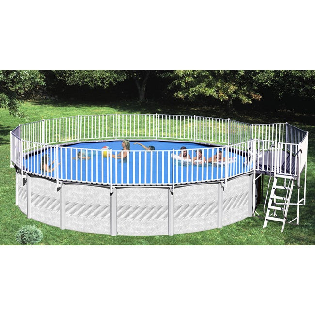 Best ideas about Free Standing Above Ground Pool Decks
. Save or Pin 2 piece Free standing ground Pool Deck Now.