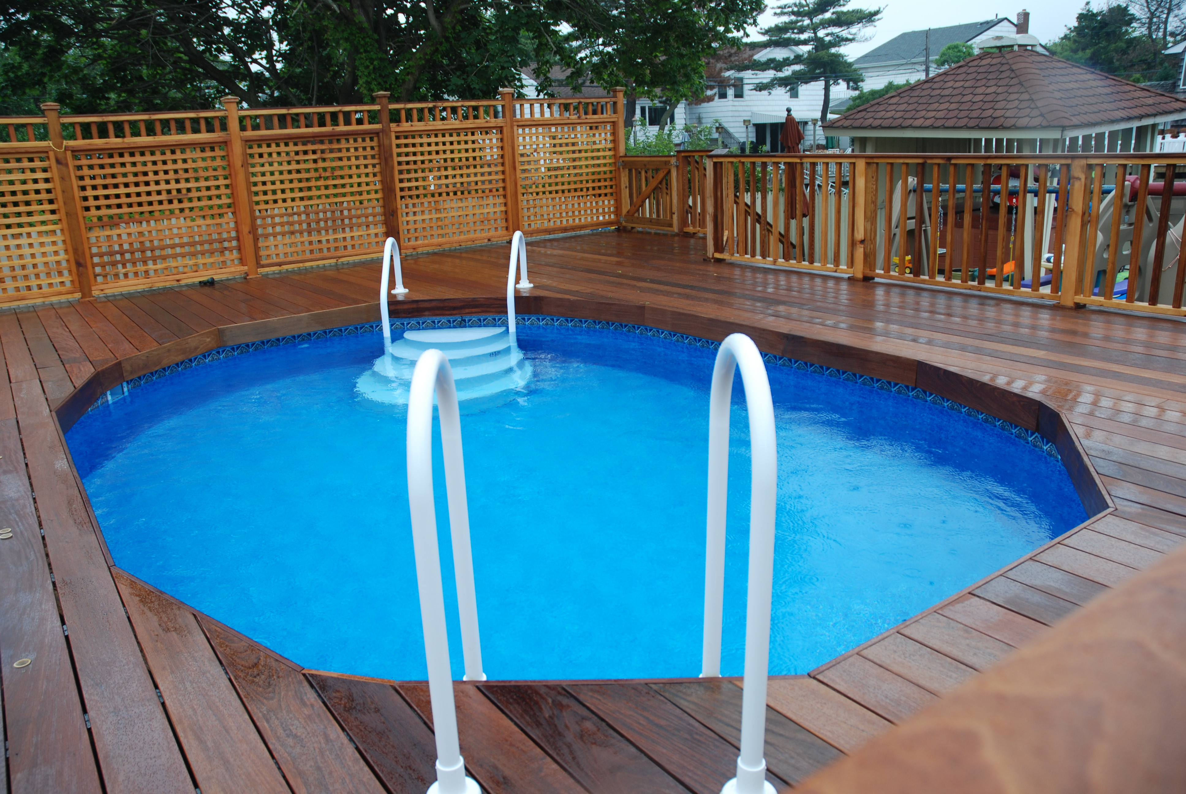 Best ideas about Free Standing Above Ground Pool Decks
. Save or Pin Pools With Decks Ground Pool Ideas A Bud Now.