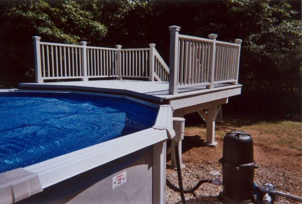 Best ideas about Free Standing Above Ground Pool Decks
. Save or Pin Wood Pool Deck Ground Decks Planning In Wooden Kits Now.