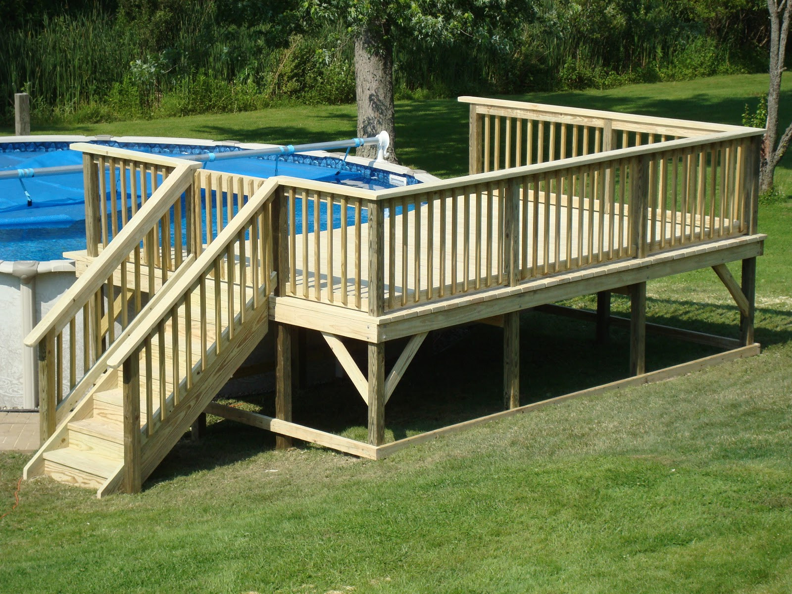 Best ideas about Free Standing Above Ground Pool Decks
. Save or Pin Curry Custom Decks Now.
