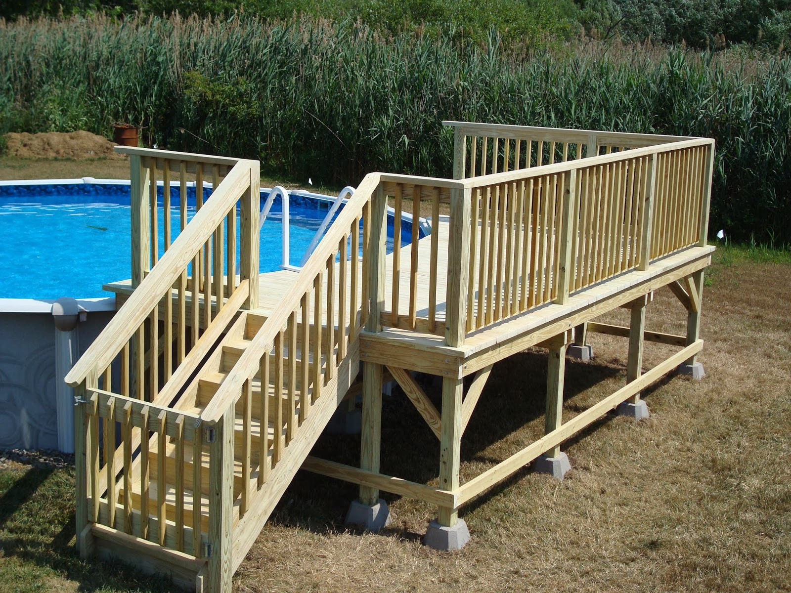 Best ideas about Free Standing Above Ground Pool Decks
. Save or Pin currydecks Now.