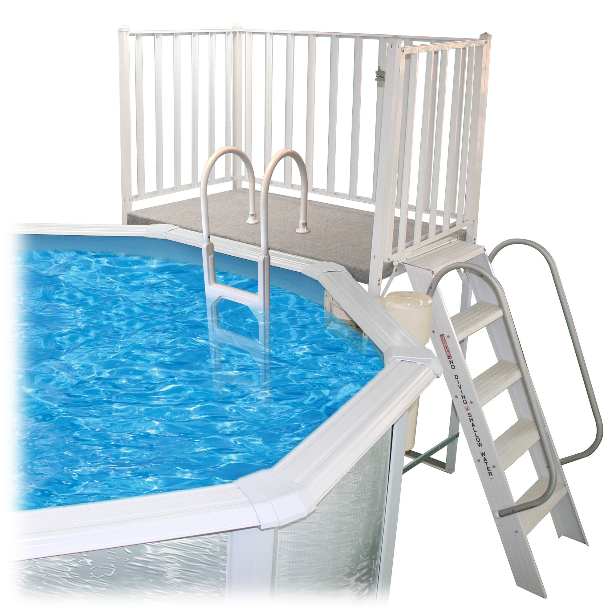 Best ideas about Free Standing Above Ground Pool Decks
. Save or Pin Heritage 5 ft x 9 ft Free Standing Pool Deck Now.