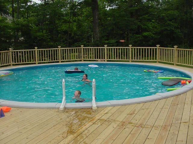 Best ideas about Free Standing Above Ground Pool Decks
. Save or Pin deck railings around above ground pools Now.