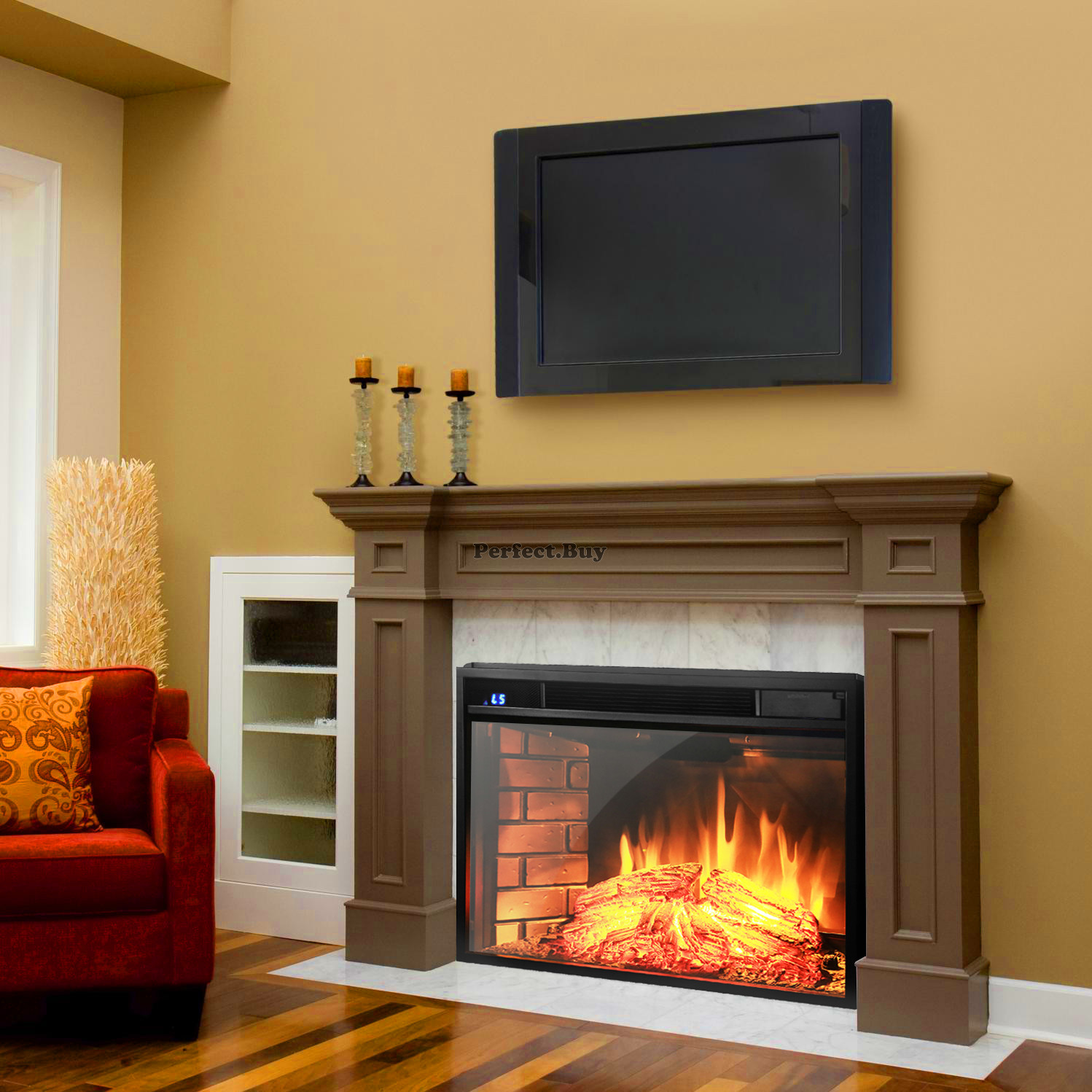Best ideas about Free Standing Fireplace
. Save or Pin 28" Insert Free Standing Electric Fireplace Firebox Heater Now.