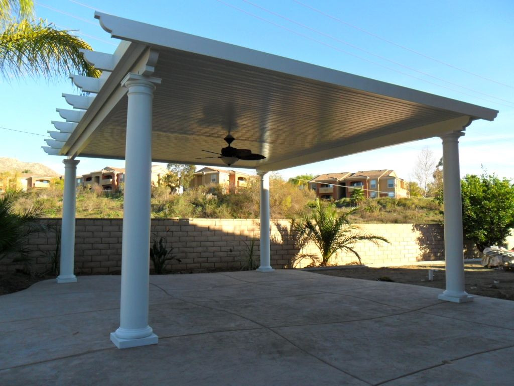 Best ideas about Free Standing Patio Cover
. Save or Pin Free Standing Solid Alumawood Patio Cover Riverside CA Now.