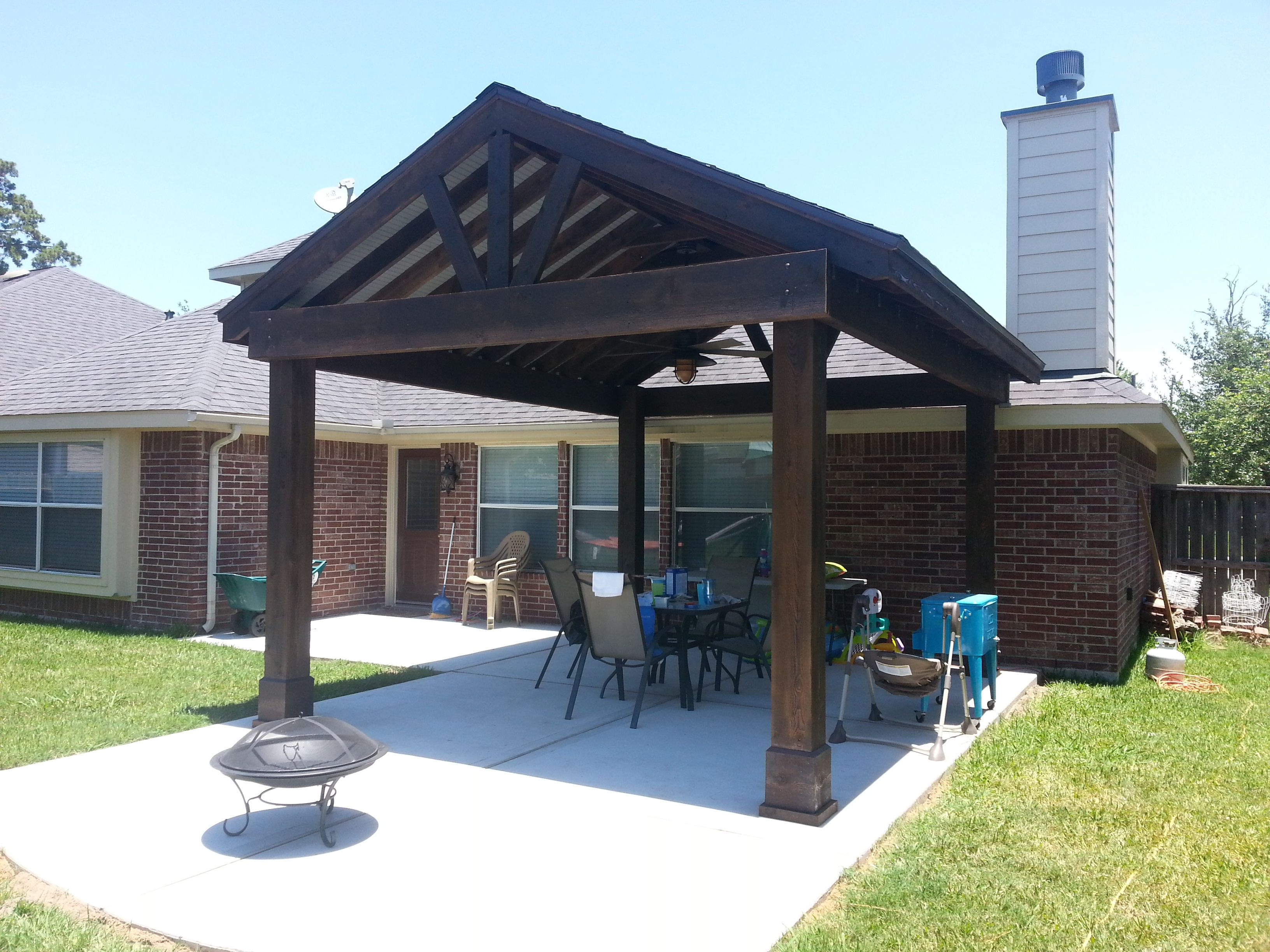 Best ideas about Free Standing Patio Cover
. Save or Pin Free stnading higher than roof autiful free standing Now.