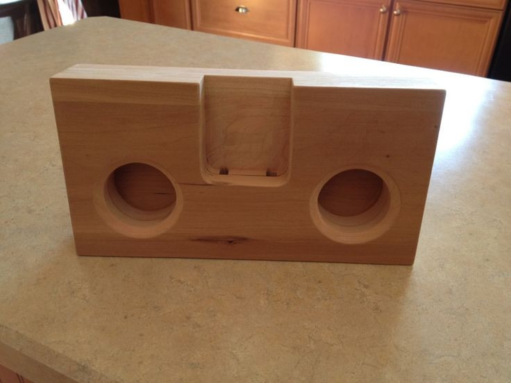 Best ideas about Free Woodworking Plans &amp; DIY Projects
. Save or Pin iPhone amplifier Speaker out of Wood Woodwork City Now.