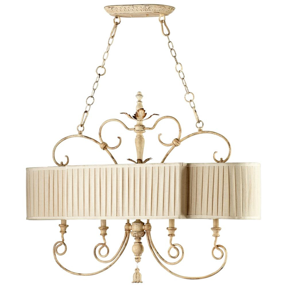 Best ideas about French Country Lighting
. Save or Pin Maison French Country Antique White 4 Light Island Chandelier Now.