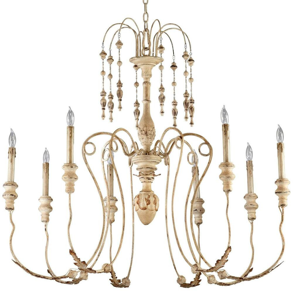 Best ideas about French Country Lighting
. Save or Pin Maison French Country Antique White 8 Light Chandelier Now.