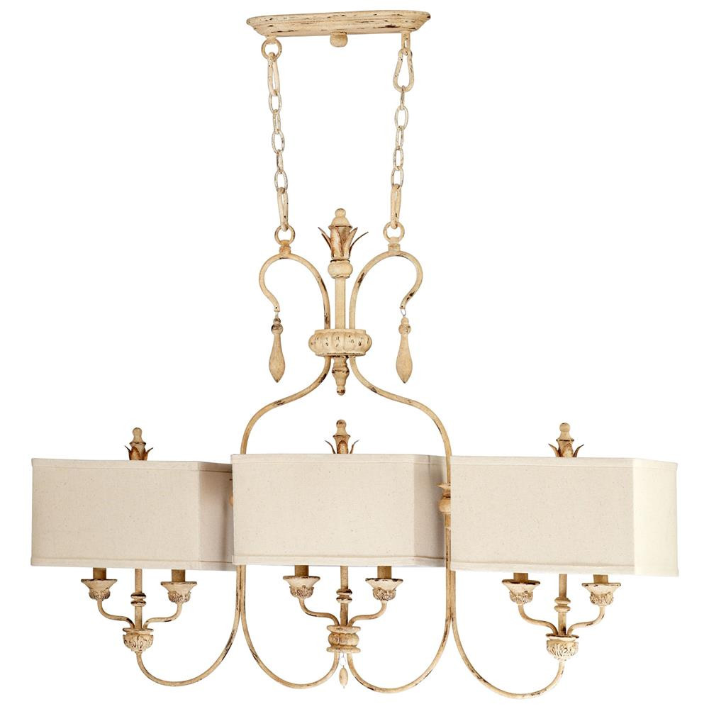 Best ideas about French Country Lighting
. Save or Pin Maison French Country Antique White 6 Light Island Chandelier Now.