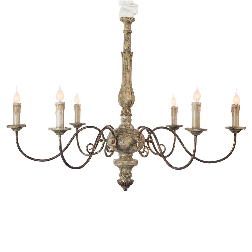 Best ideas about French Country Lighting
. Save or Pin Avignon French Country Rustic Gold Iron Scroll Chandelier Now.