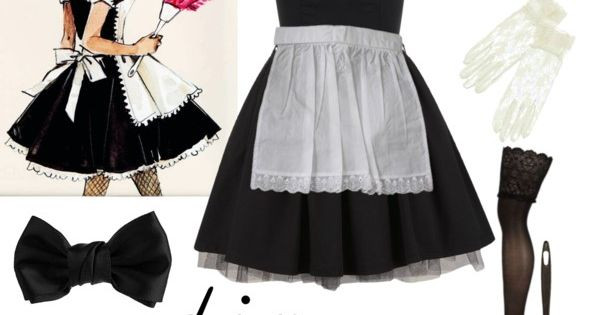 Best ideas about French Maid Costume DIY
. Save or Pin "DIY French Maid Costume for Halloween" by natihasi Now.