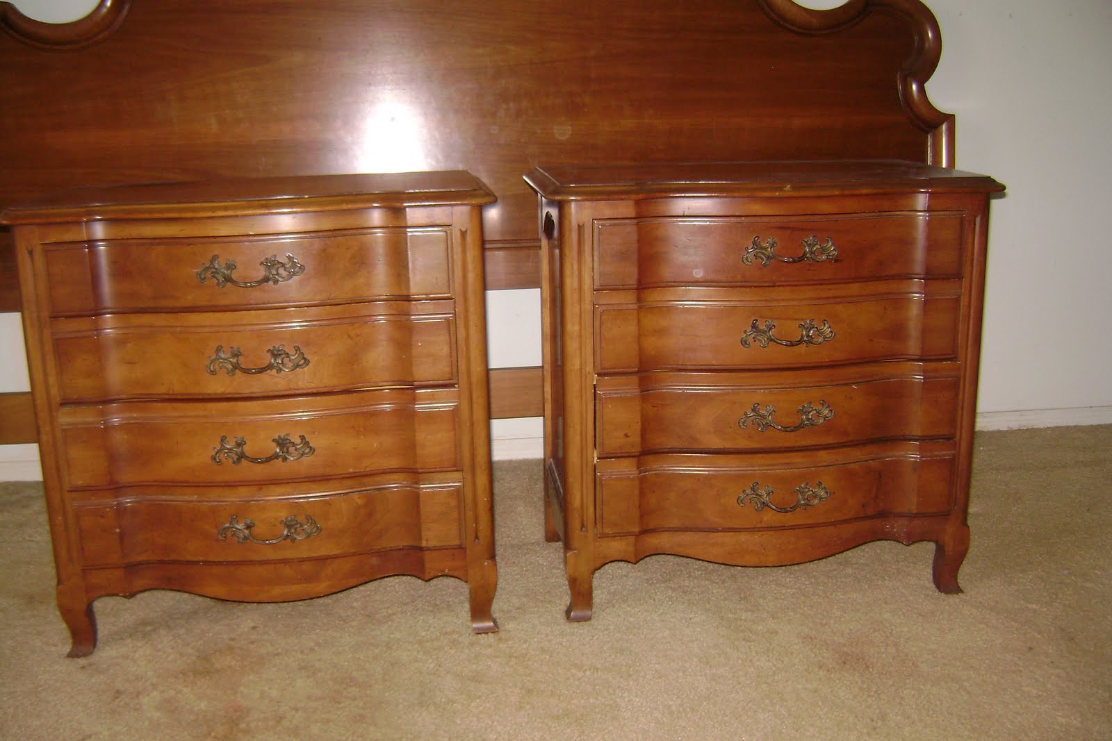 Best ideas about French Provincial Bedroom Set
. Save or Pin Estate Sale Venice Fl Cherry French provincial bedroom set Now.