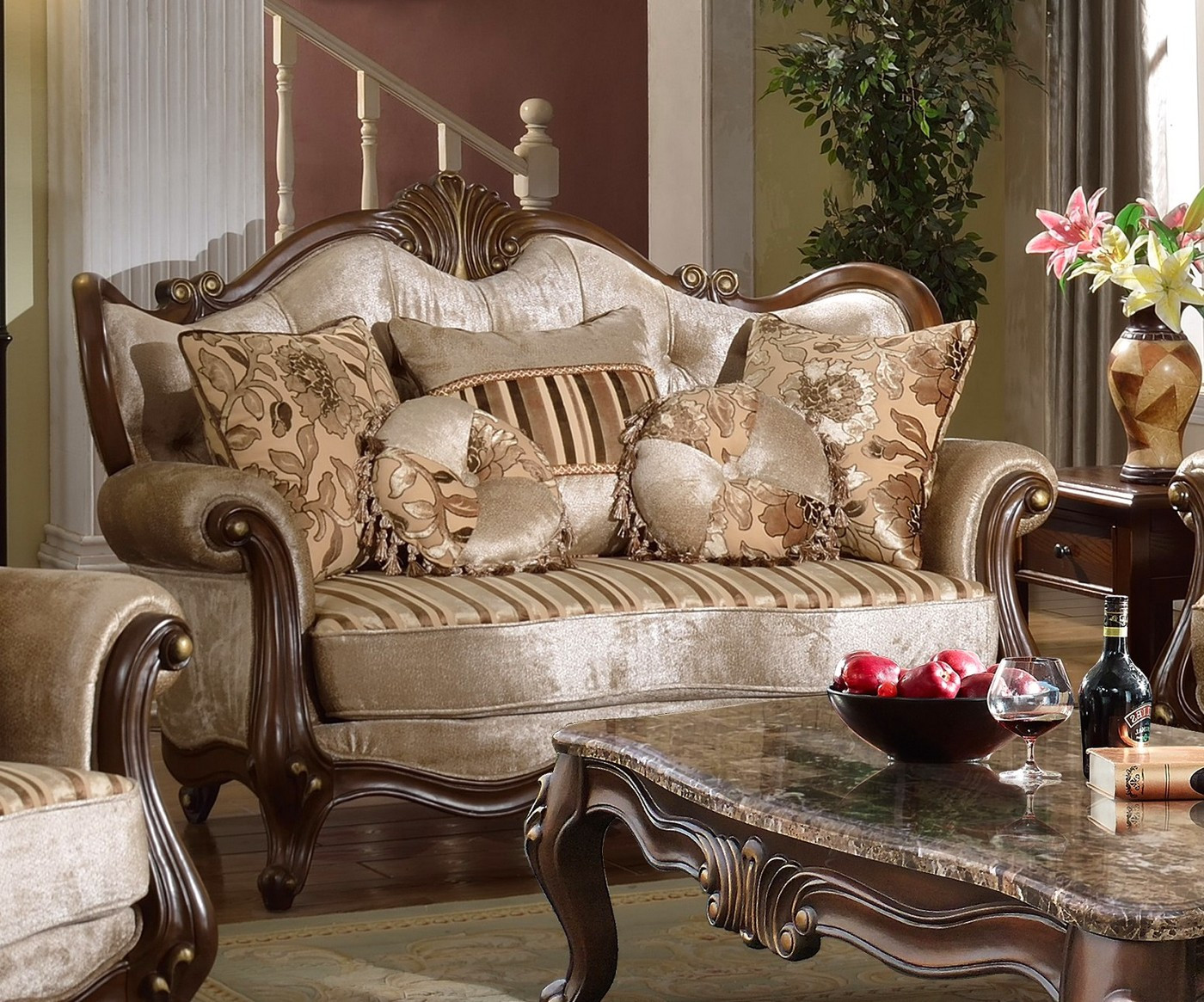 Best ideas about French Provincial Sofa
. Save or Pin Marseille French Provincial Beige Chenille Sofa & Loveseat Now.