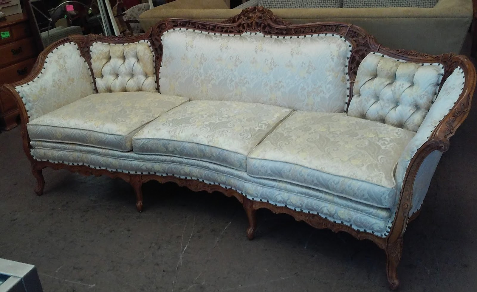 Best ideas about French Provincial Sofa
. Save or Pin UHURU FURNITURE & COLLECTIBLES SOLD Deutsch Bros Vintage Now.