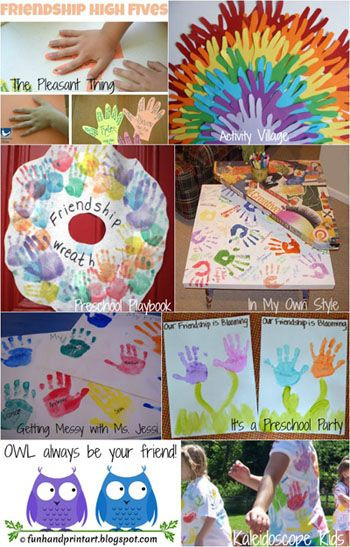 Best ideas about Friendship Crafts For Kids
. Save or Pin Friendship Crafts made with Handprints Now.
