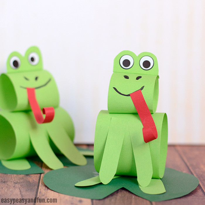 Best ideas about Frog Craft For Toddlers
. Save or Pin Construction Paper Frog Craft Sitting on A Water Lily Now.