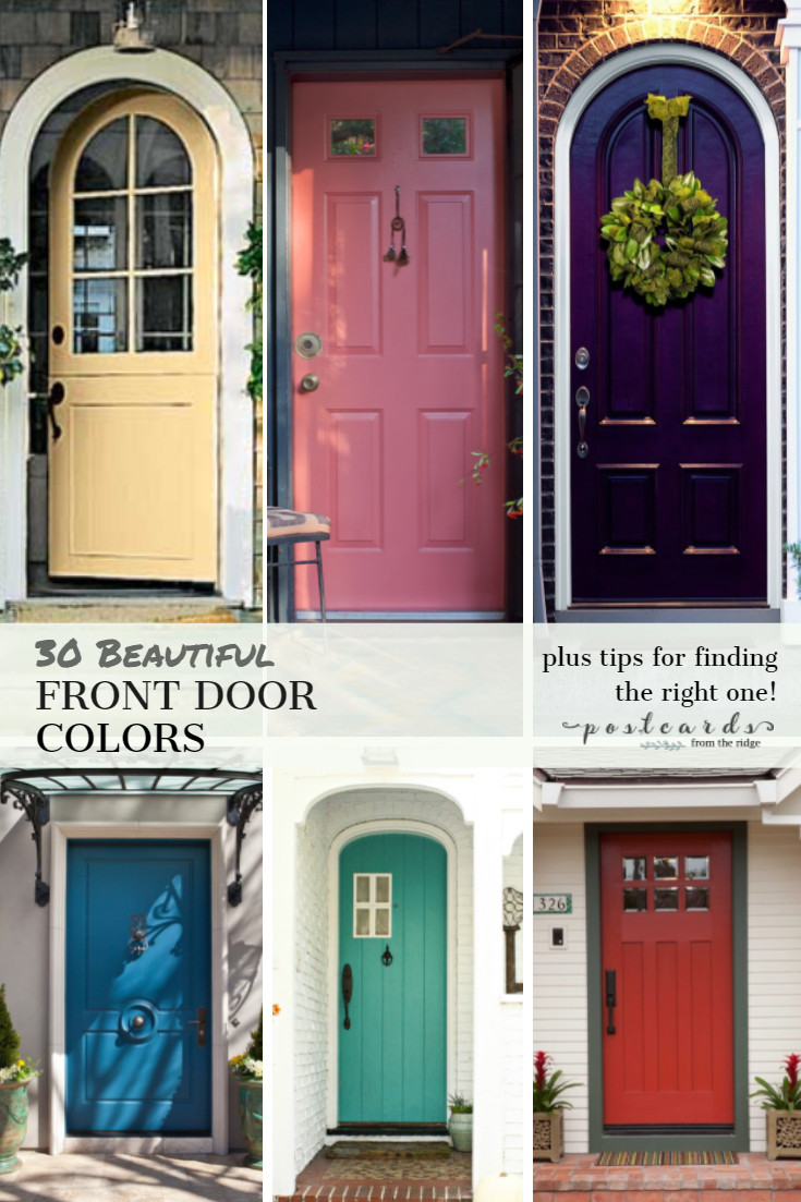 Best ideas about Front Door Paint Colors
. Save or Pin 30 Front Door Colors with tips for choosing the right one Now.
