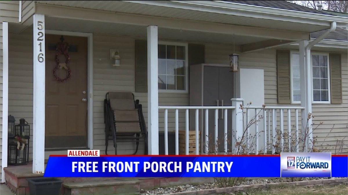 Best ideas about Front Porch Pantry
. Save or Pin Allendale woman keeps free pantry on front porch to help Now.
