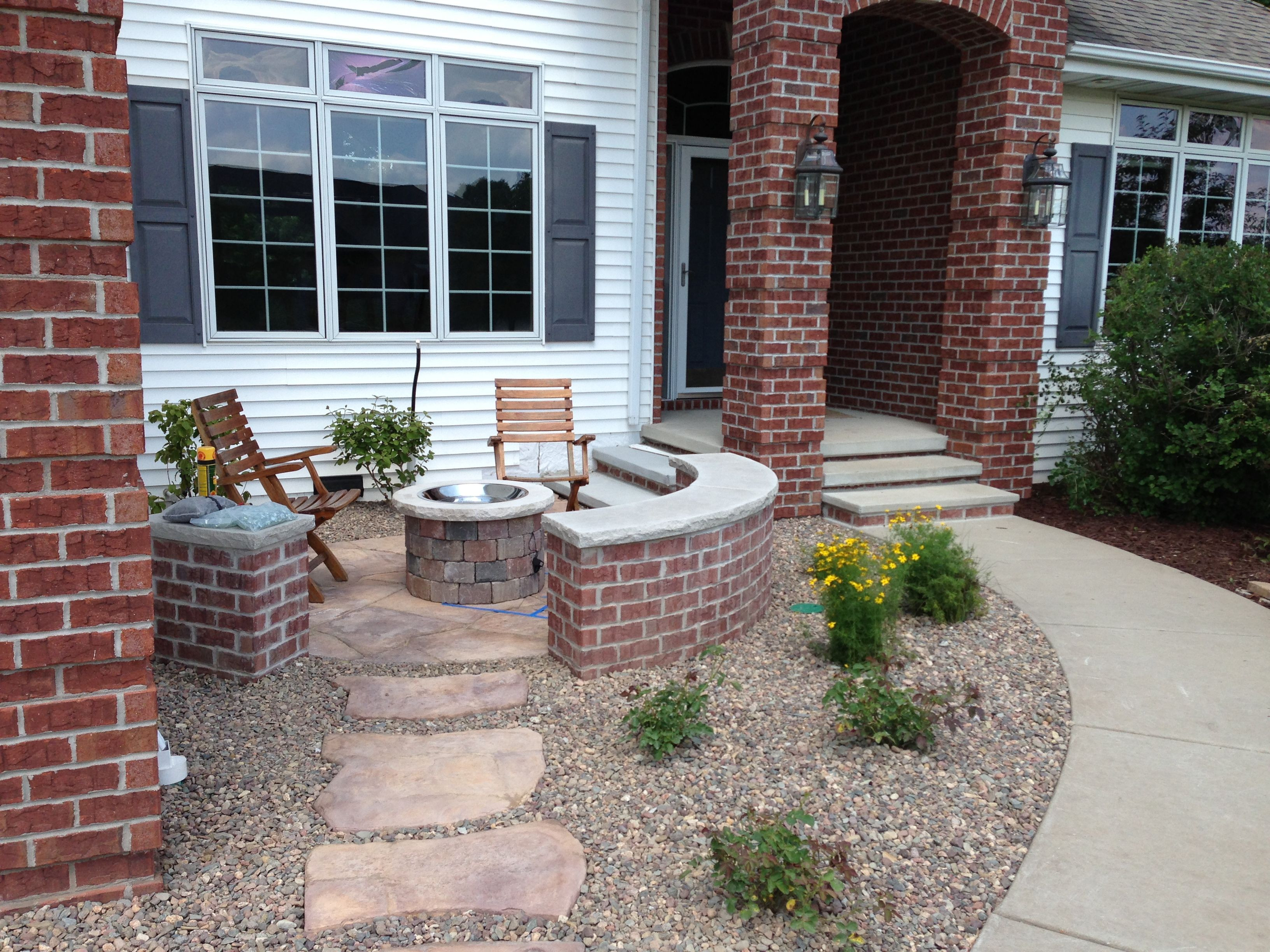 Best ideas about Front Yard Patio
. Save or Pin A sunrise landscape patio in WI needs extra heat to extend Now.