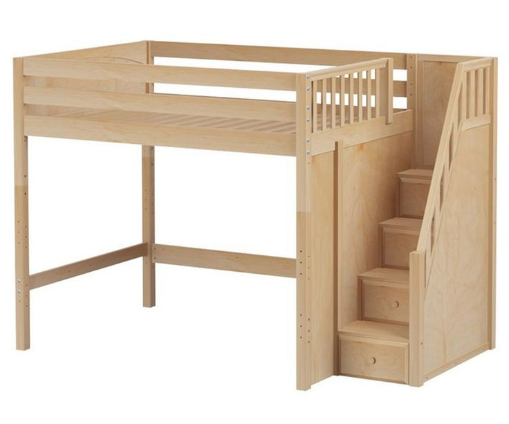Best ideas about Full Loft Bed With Stairs
. Save or Pin Maxtrix ENORMOUS High Loft Bed with Stairs Full Size Now.