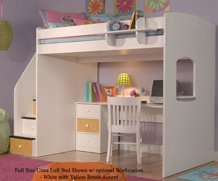 Best ideas about Full Size Loft Bed With Stairs
. Save or Pin Utica Full Size Loft Bed Shop Kids Loft Bed Now.