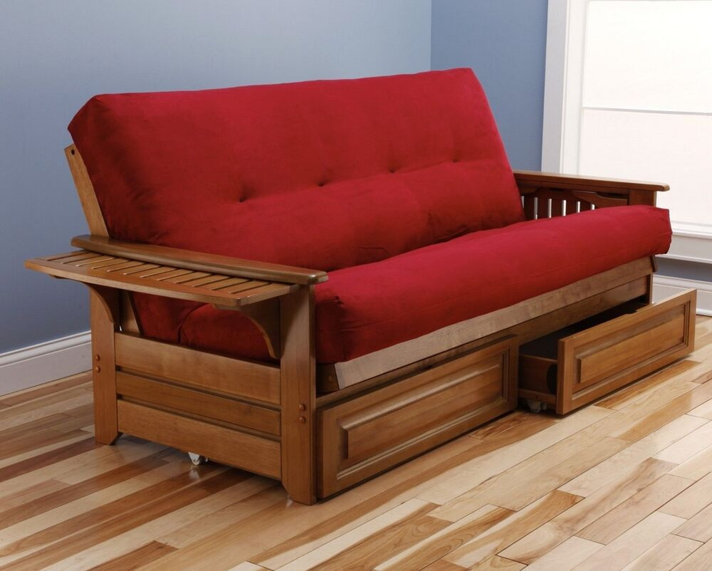 Best ideas about Full Size Sofa Bed
. Save or Pin Futon Sofa Bed Full Size Mattress Storage Drawers Side Now.