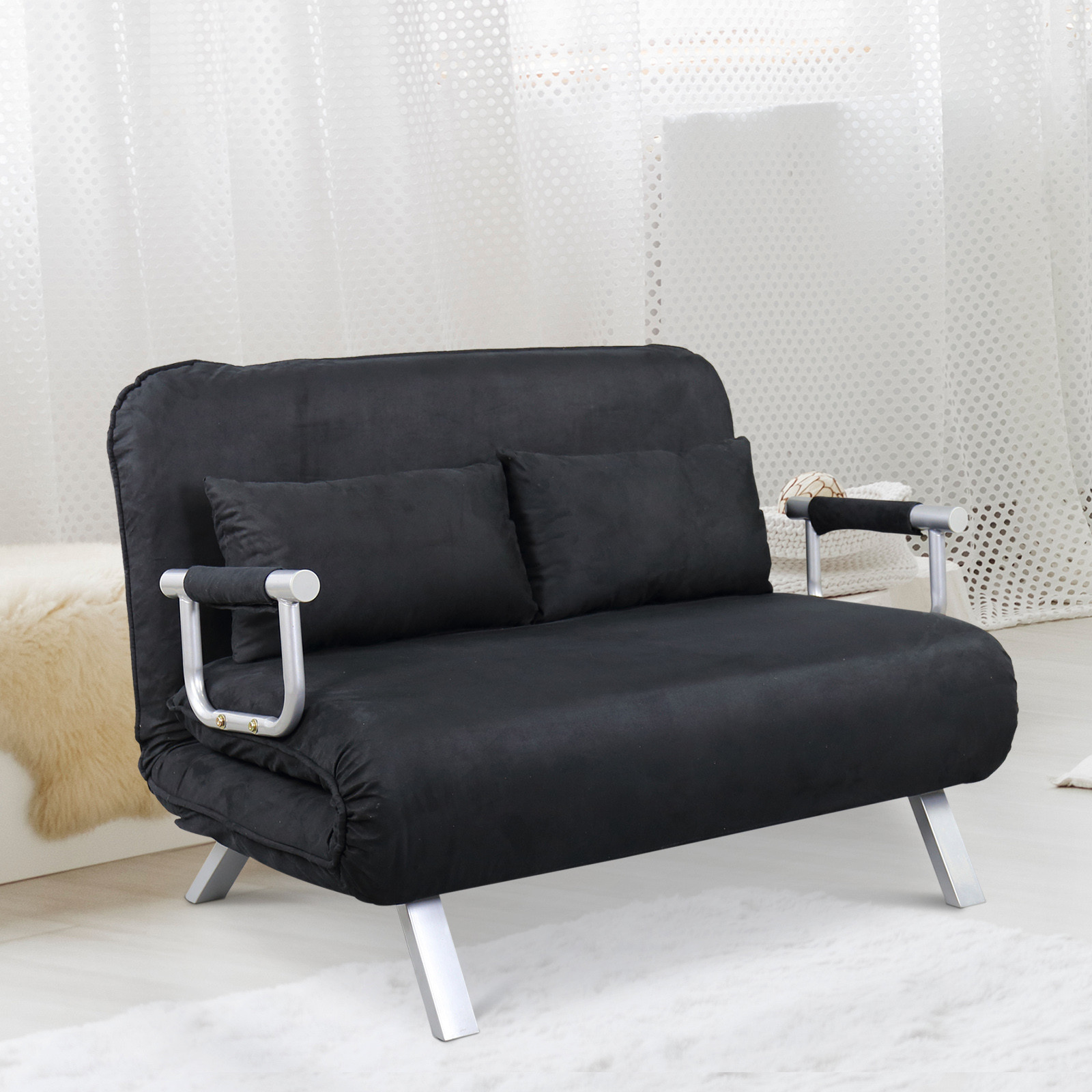 Best ideas about Full Size Sofa Sleeper
. Save or Pin Full Size Convertible Sofa Sleeper Bed Lounger Chair Faux Now.