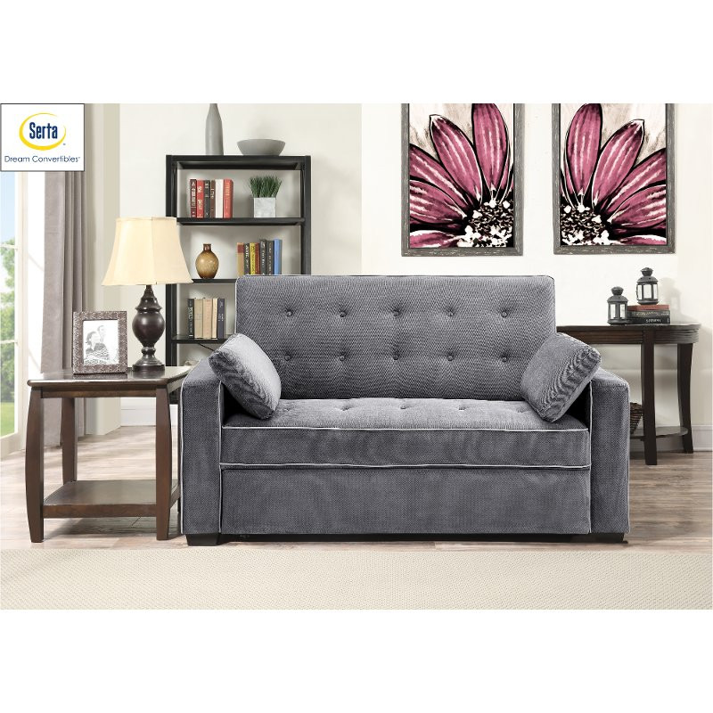 Best ideas about Full Sofa Bed
. Save or Pin Gray Full Convertible Sofa Bed Augustine Now.