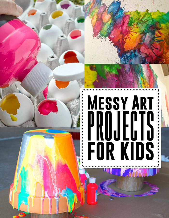 Best ideas about Fun Art Projects For Kids
. Save or Pin The best messy art projects for kids Andrea s Notebook Now.
