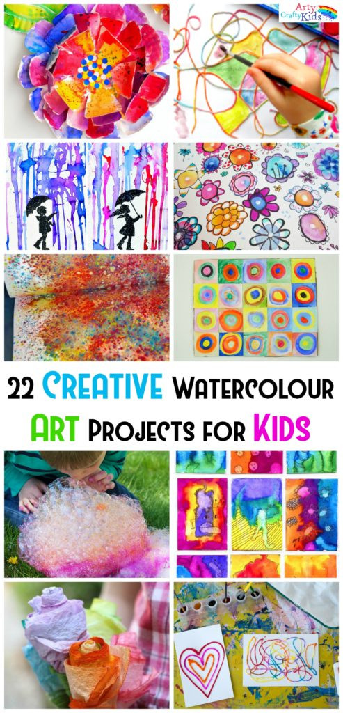 Best ideas about Fun Art Projects For Kids
. Save or Pin Creative Watercolor Art Projects for Kids Now.