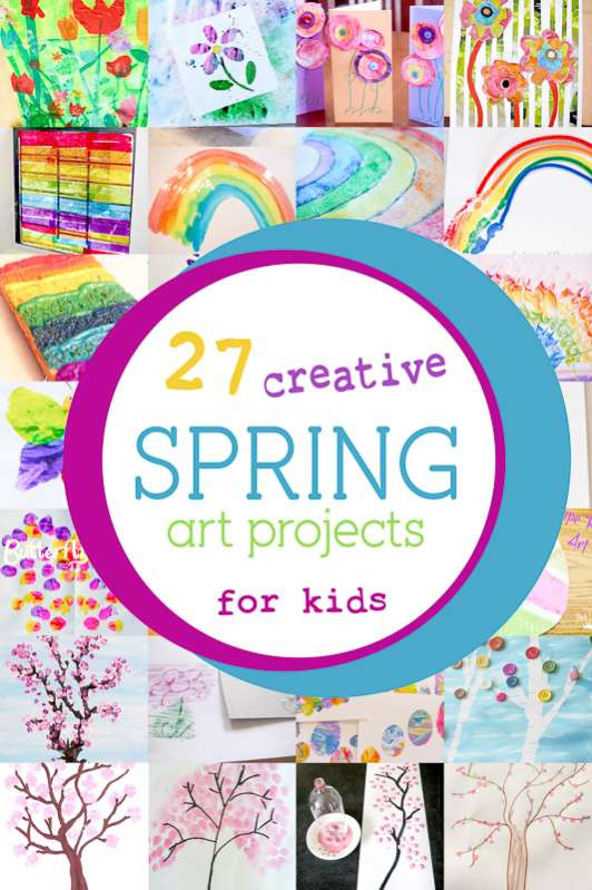 Best ideas about Fun Art Projects For Kids
. Save or Pin 27 Colorful Spring Art Projects for Kids hands on as we Now.