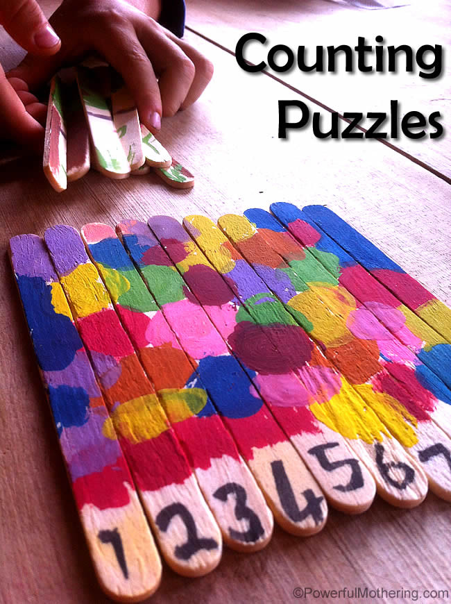 Best ideas about Fun Arts And Crafts For Toddlers
. Save or Pin Counting Popsicle Stick Puzzles Fun Arts and Crafts for Kids Now.