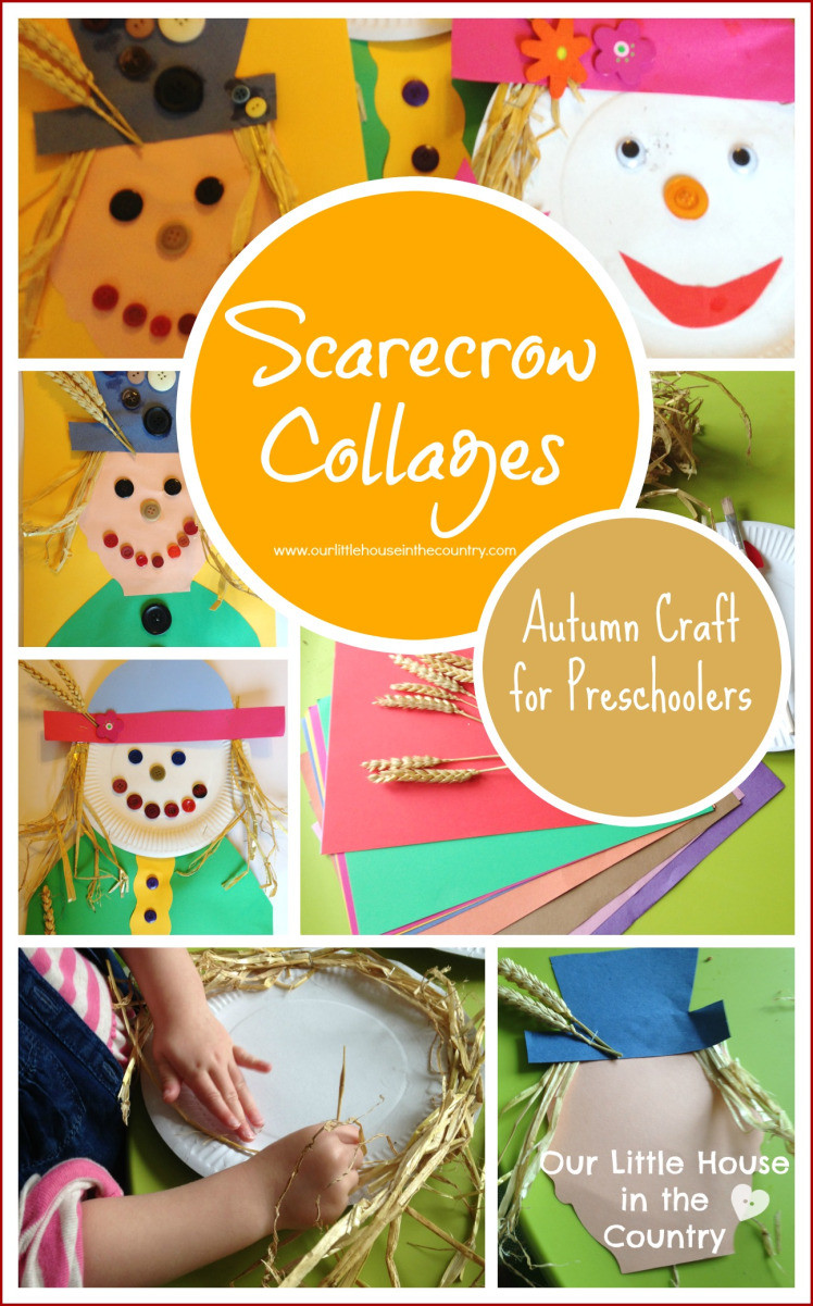 Best ideas about Fun Craft For Preschoolers
. Save or Pin Scarecrow Collages – Autumn Fall Crafts for Kids Now.