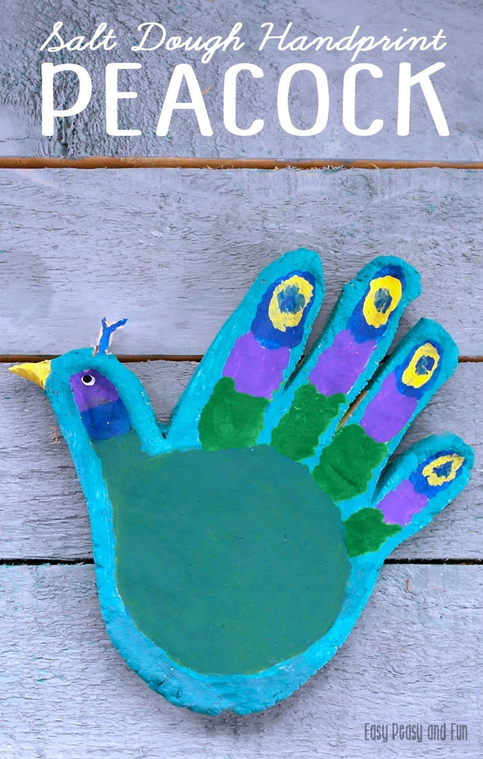Best ideas about Fun Crafts For Toddlers
. Save or Pin Handprint Peacock Salt Dough Craft for Kids Easy Peasy Now.