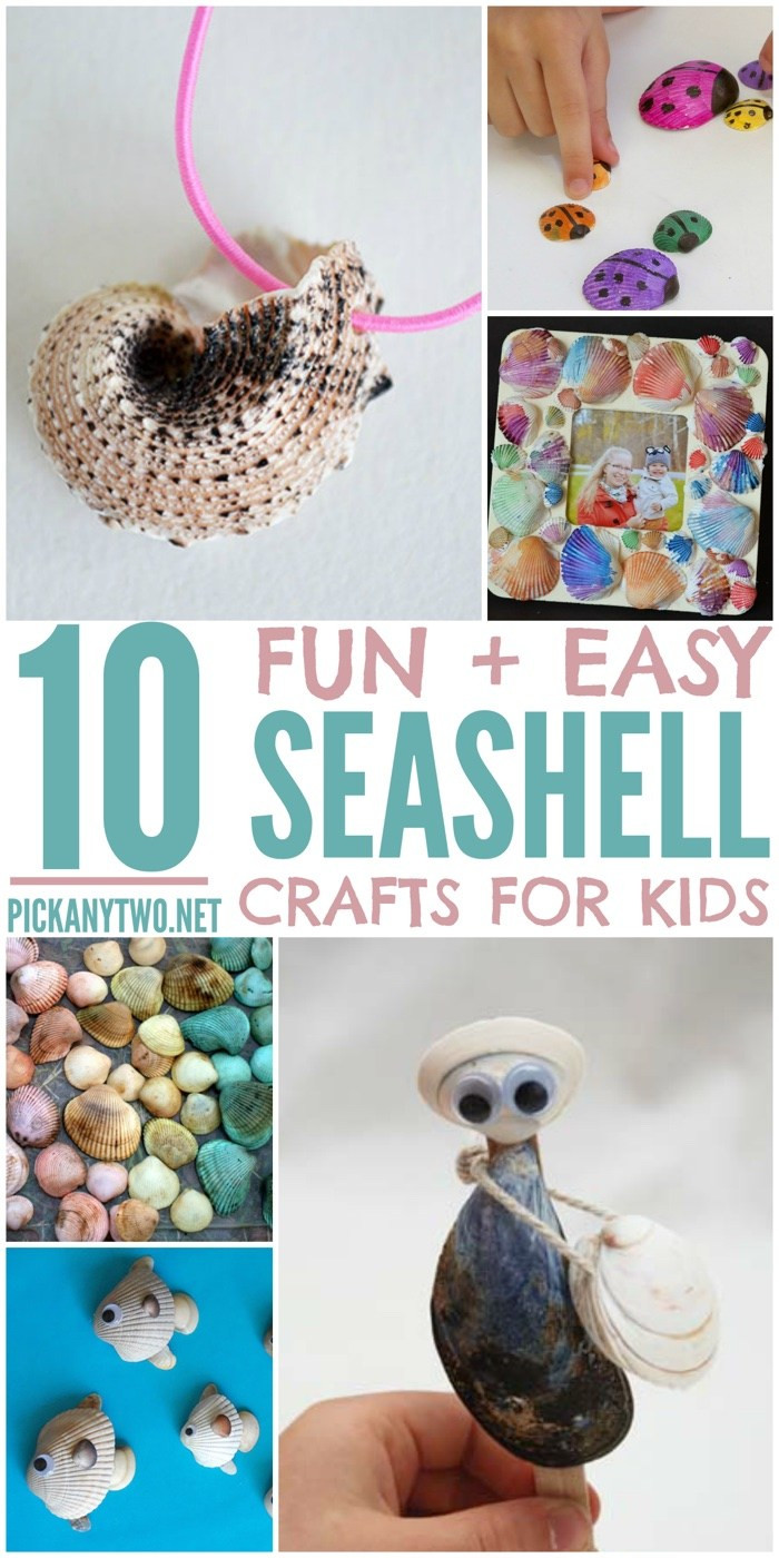 Best ideas about Fun Easy Activities For Kids
. Save or Pin 10 Fun & Easy Seashell Crafts for Kids Pick Any Two Now.