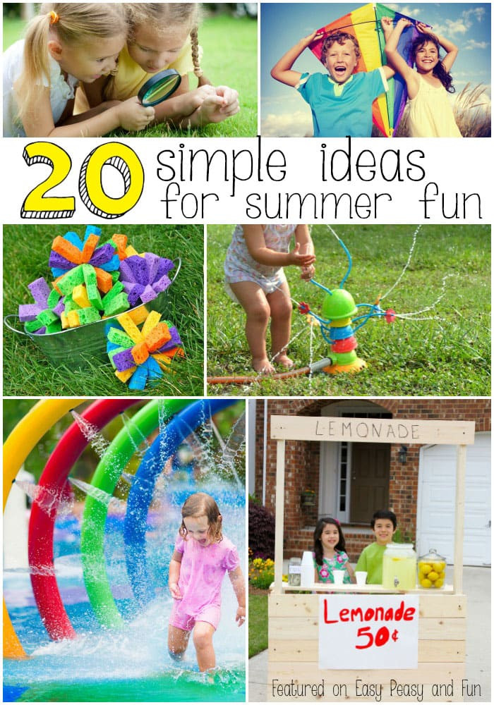 Best ideas about Fun Easy Activities For Kids
. Save or Pin 20 Super Fun Summer Activities for Kids Easy Peasy and Fun Now.