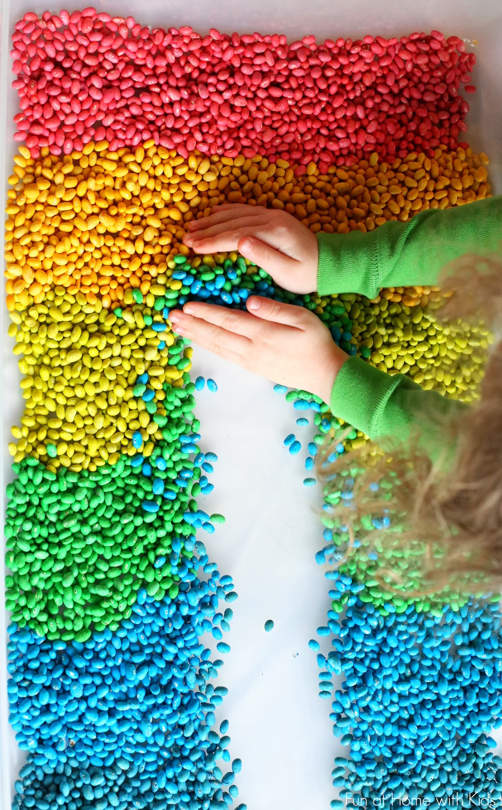Best ideas about Fun Projects For Kids At Home
. Save or Pin How to Color Beans for Play and Art Now.