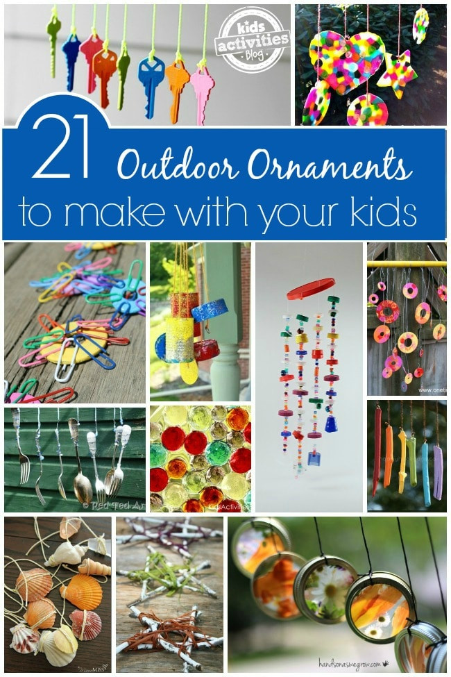 Best ideas about Fun Things For Kids To Make
. Save or Pin 21 Outdoor Ornaments for Kids to Make Happy Hooligans Now.