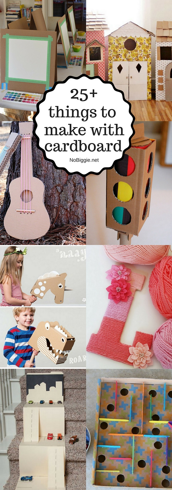 Best ideas about Fun Things For Kids To Make
. Save or Pin 25 Things to make with cardboard Now.