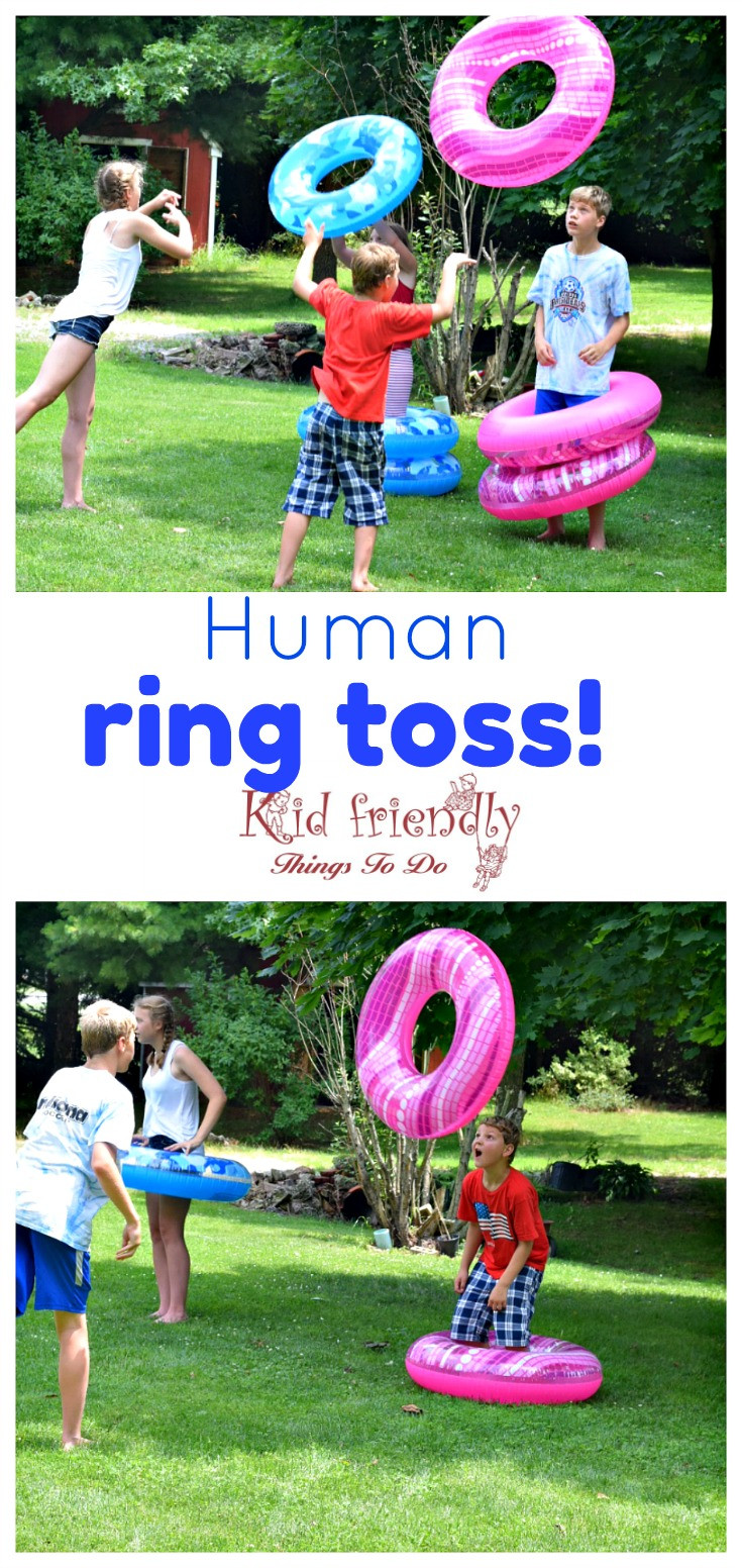 Best ideas about Funny Backyard Games
. Save or Pin Human Ring Toss Game A Fun and Easy Summer Outdoor Game Now.