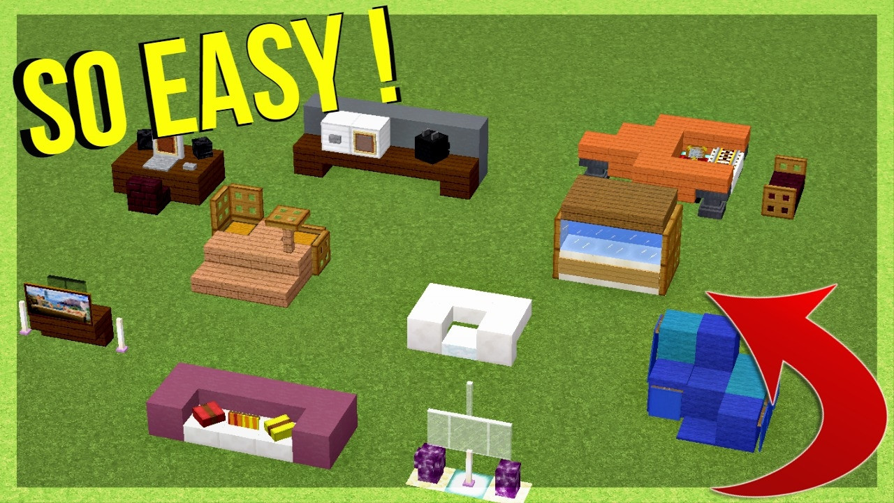 Best ideas about Furniture Ideas For Minecraft
. Save or Pin 10 EASY Furniture IDEAS Minecraft Now.